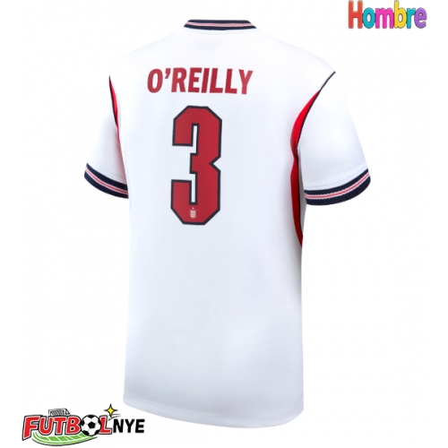Camiseta Inglaterra Nico O'Reilly #3 Primera Equipación Mundial 2026 manga corta